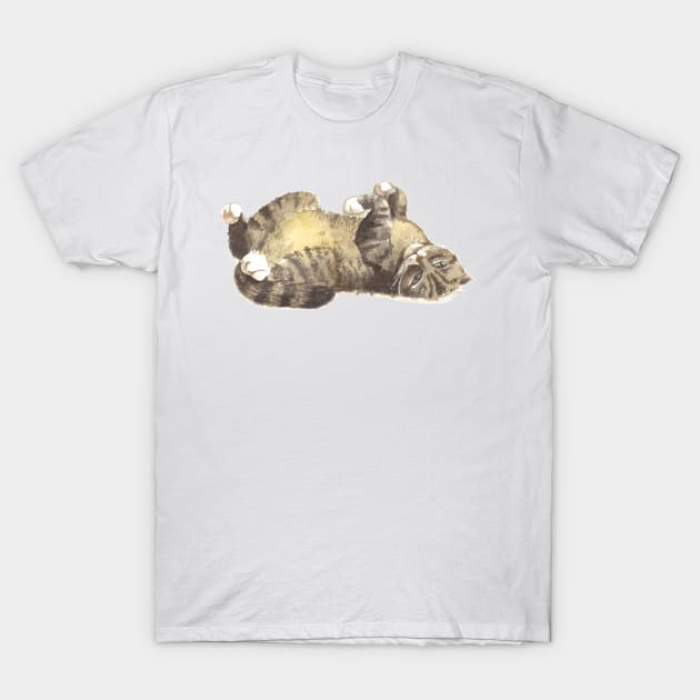 Tabby cat T-Shirt by katerinamk